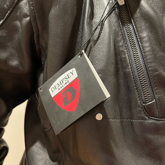 Leather jkt, classic styling - Picture 8 of 14